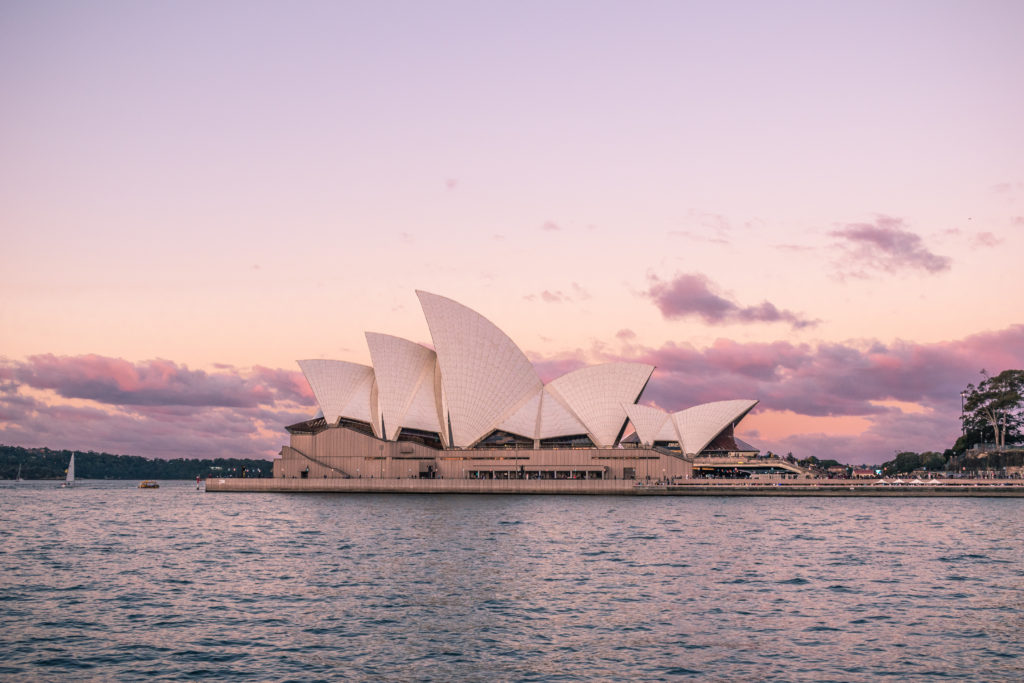 Sunset at Sydney Opera House
