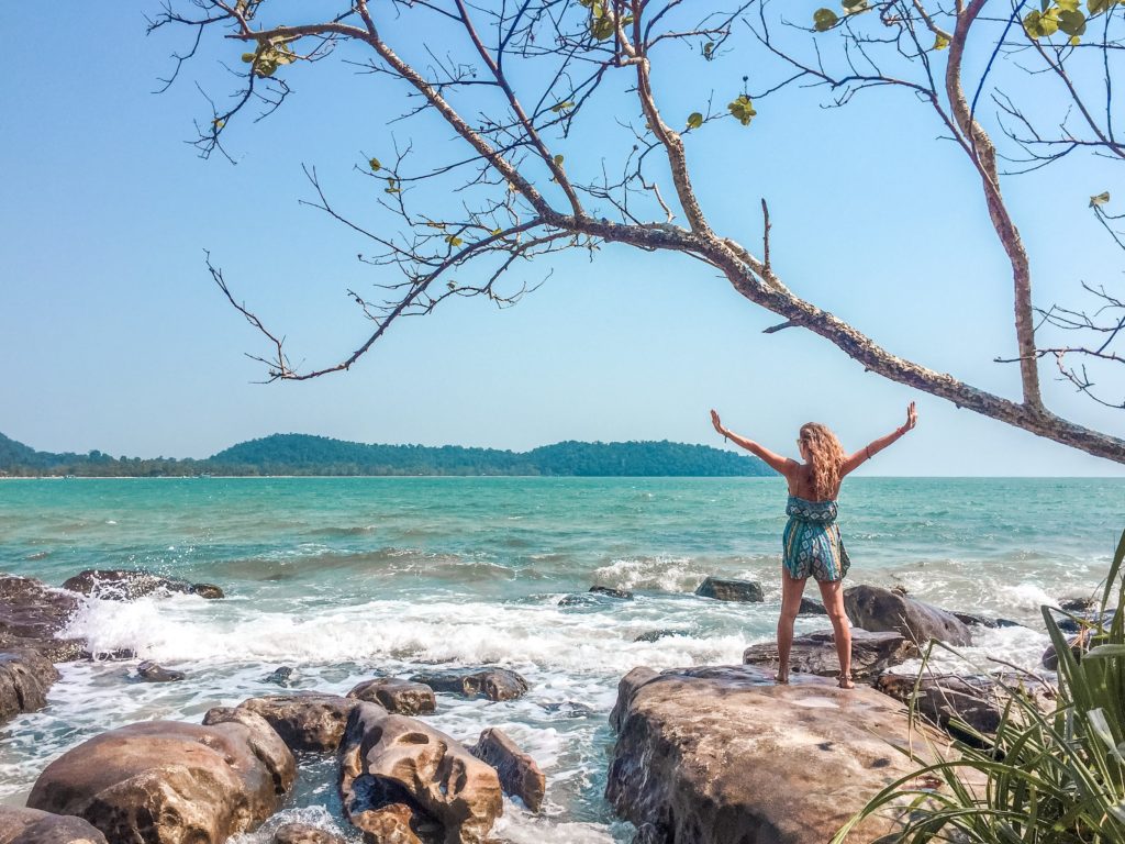 Eef arms wide in Koh Rong