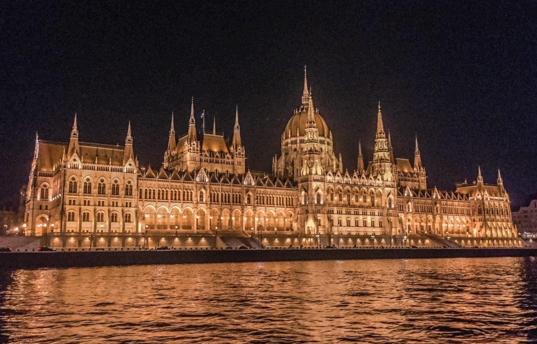 The Budapest Parliament Building from the Danube