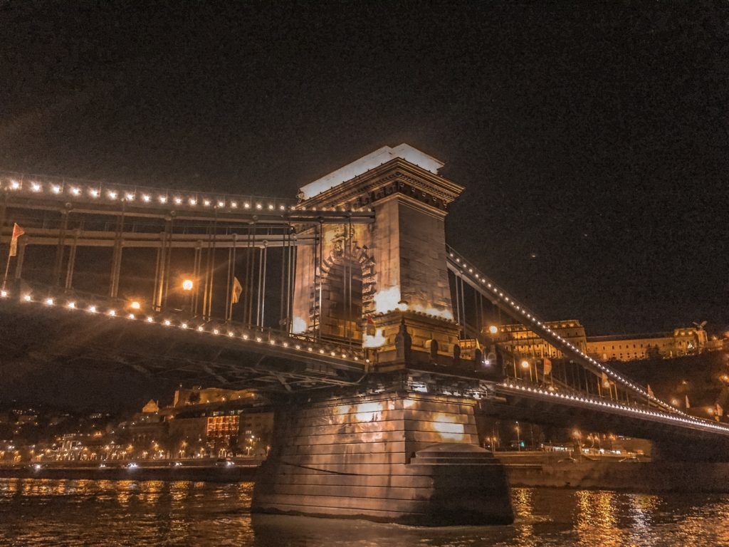 Sailing Danube Budapest by night
