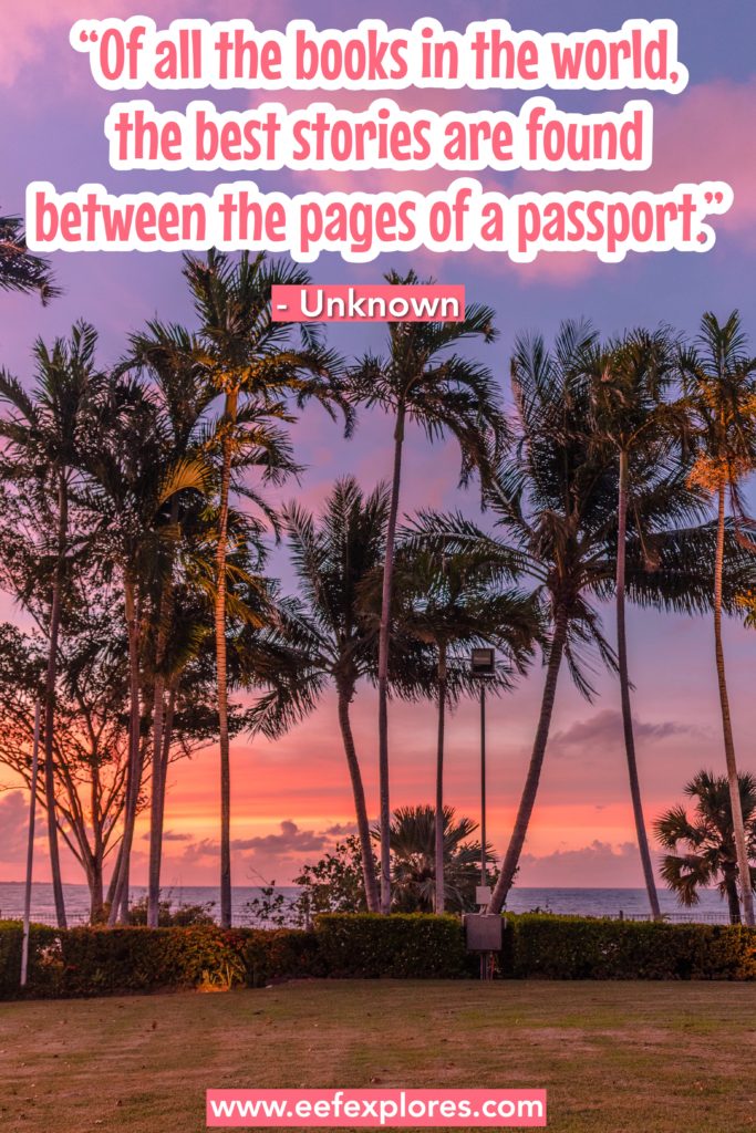 Of all the books in the world, the best stories are found between the pages of a passport.