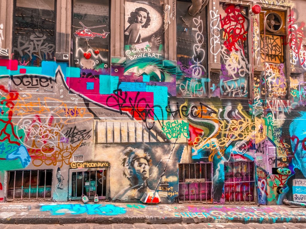 Hosier Lane free things to do in Melbourne